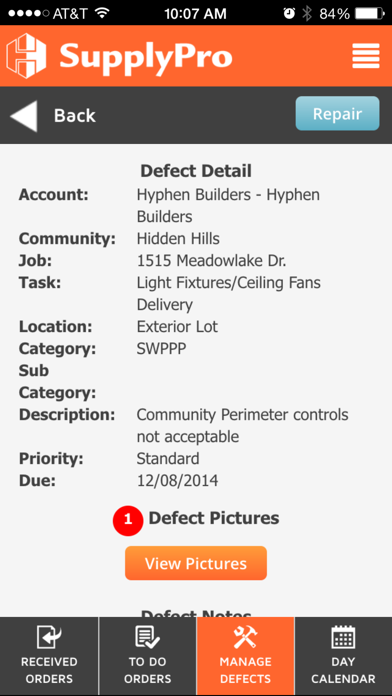 App screenshot