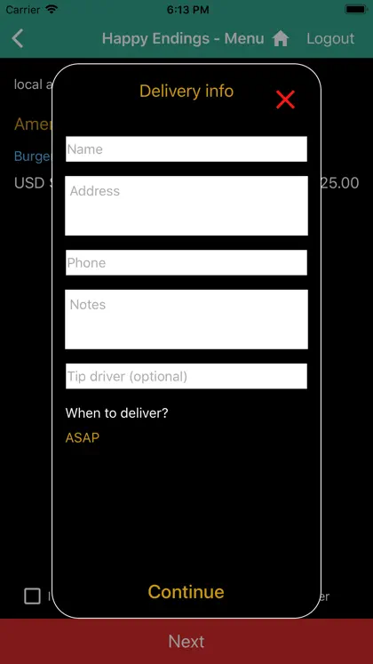 Screenshot 3 di 6 di CaribeEats