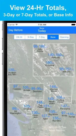British Columbia-Alberta Snow screenshot 3