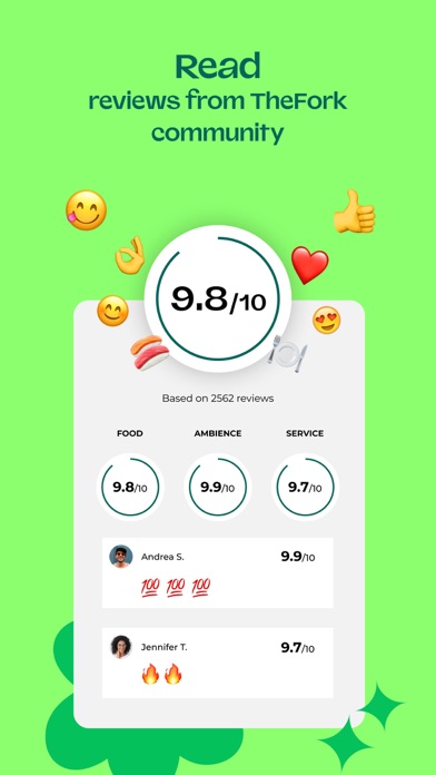 TheFork - Restaurant bookings Screenshot