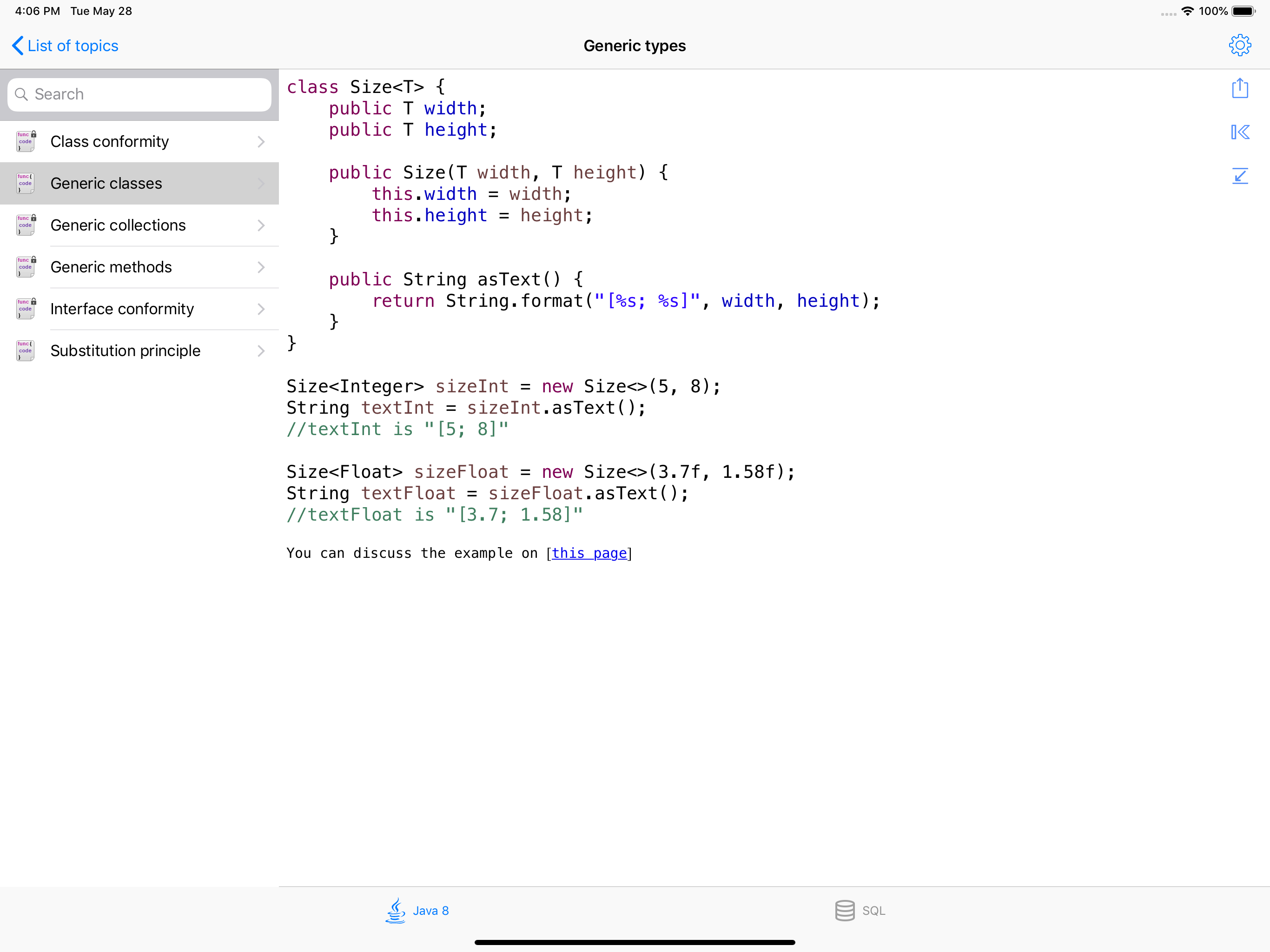 Java Recipes
