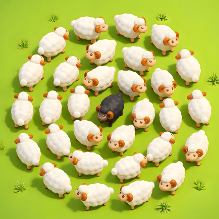 Sheep Dash-животное сортировка