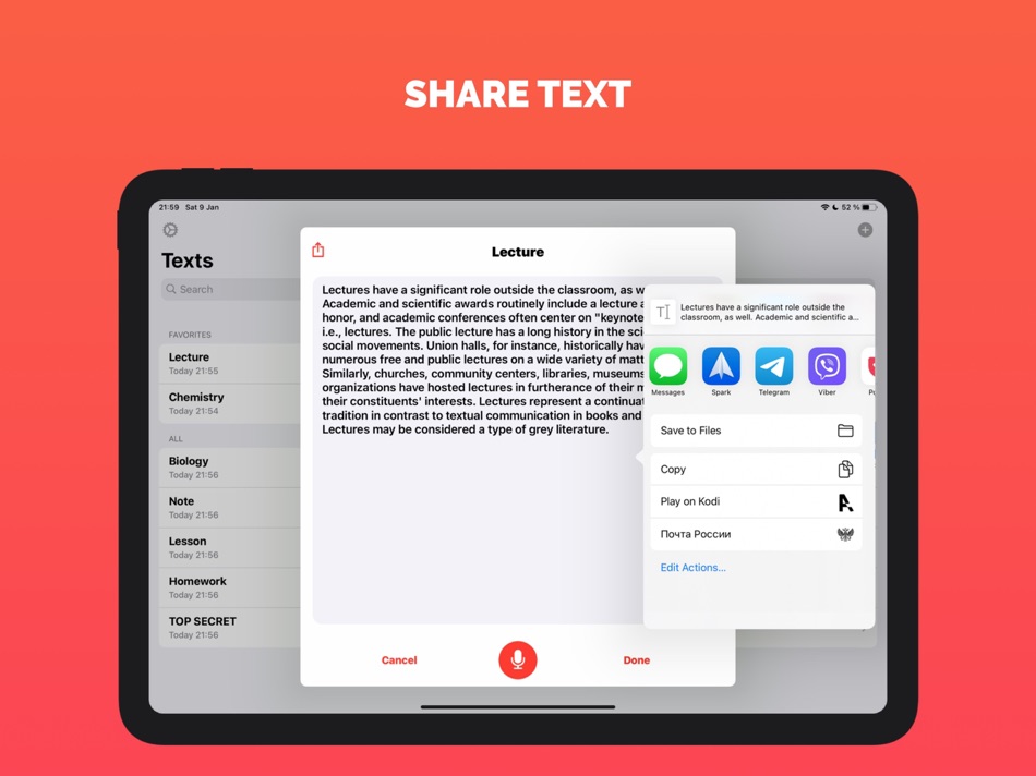 #5. Speech To Text: AI Note Taker (iOS) 由: LYKOV STUDIO LTD