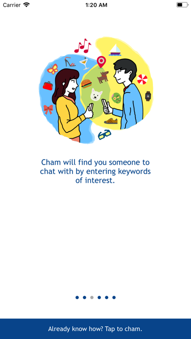 CHAM – Find People to Chat Screenshot