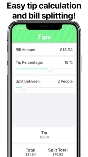 Tips - Tip Calculator screenshot 1