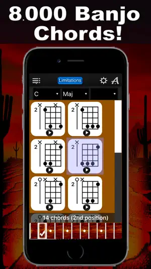 Banjo Chords Compass Lite screenshot 1