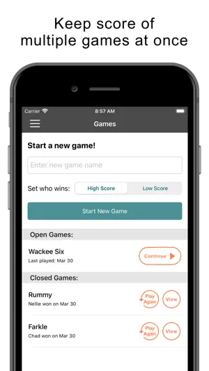 Keep Score: Game Score Tracker screenshot 3