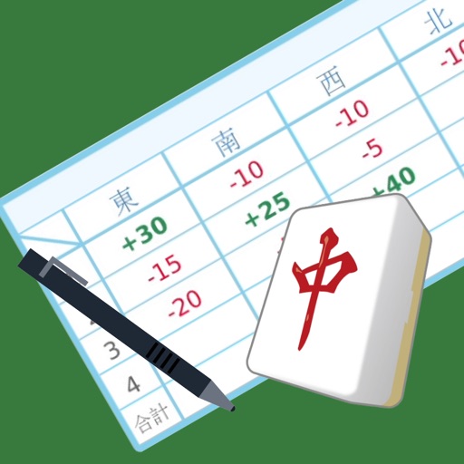 麻雀スコア管理　Mahjong Score Manager