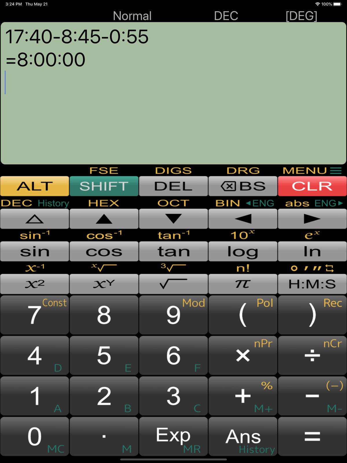Panecal Plus Sci. Calculator ipad screenshot 3