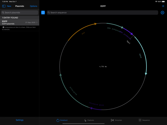 Screenshot #6 pour Plasmids X