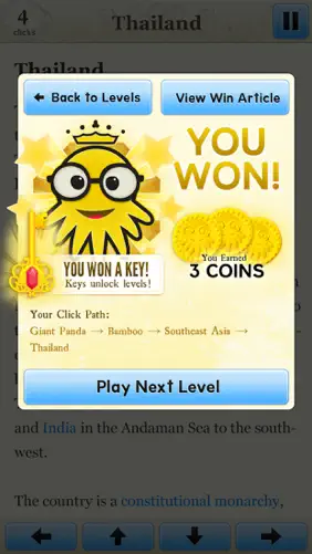 The Wiki Game! screenshot 5