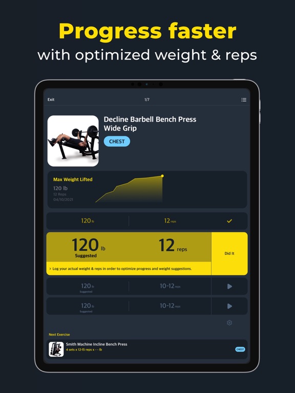 Workout Planner & Gym Trackerのおすすめ画像2