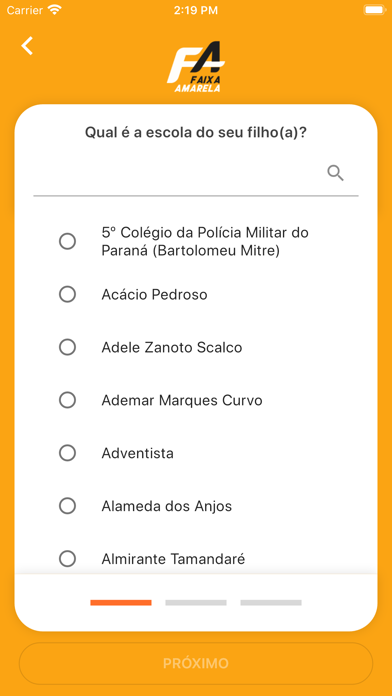 Faixa Amarela Screenshot