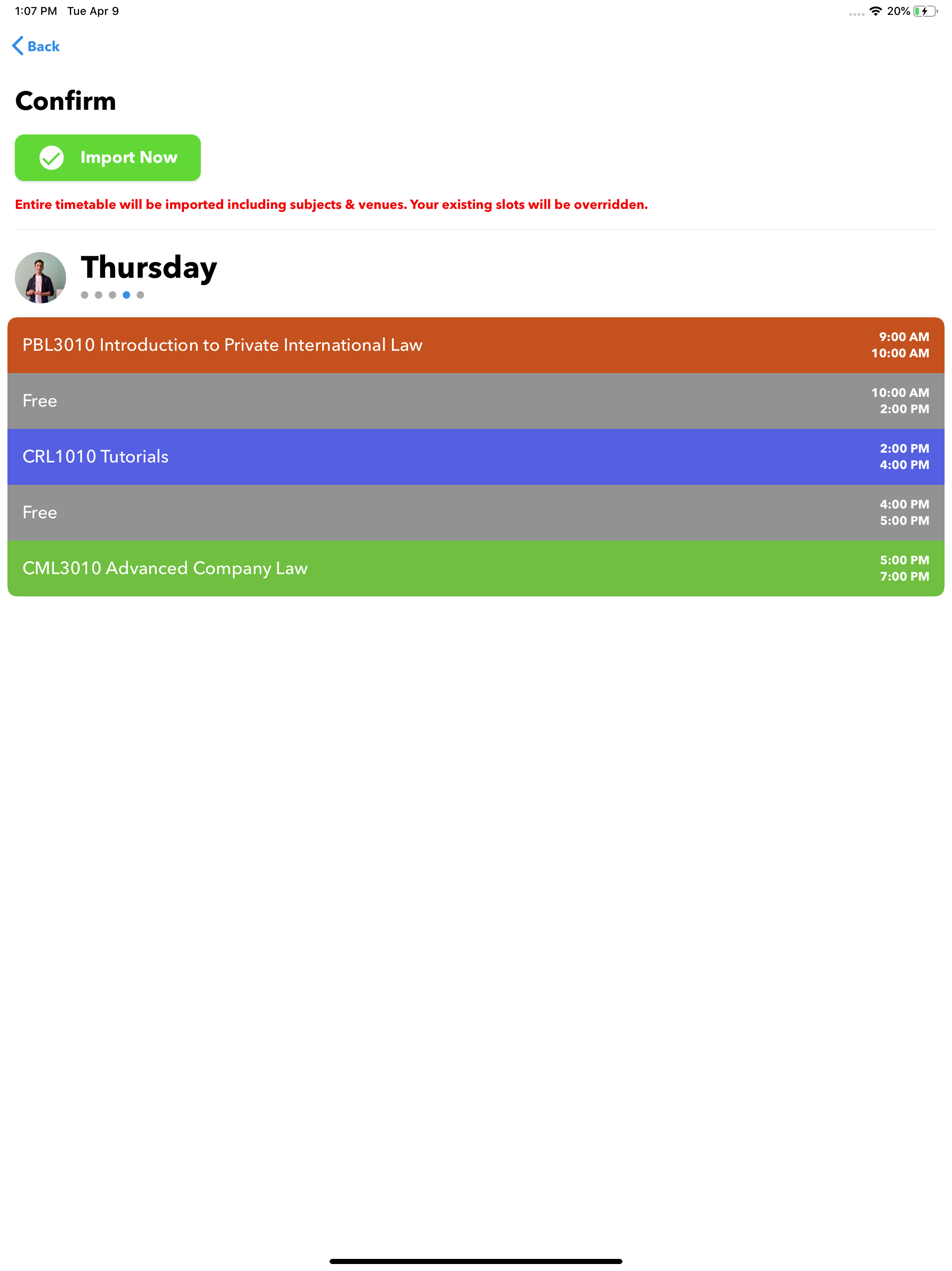 FreeHour Student App screenshot 10