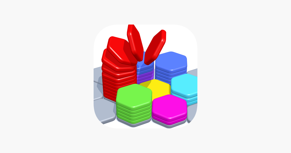 カラーヘキサソートパズルゲーム」をApp Storeで