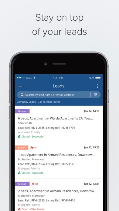 Screenshot #3 pour PropSpace Real Estate CRM