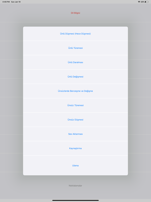 Dil Bilgisi app screenshot 2