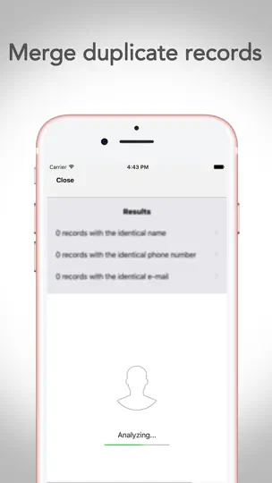 Скриншот контакты резервного + на iPhone 4