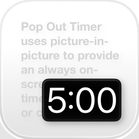 Pop Out Timer Stopwatch Clock