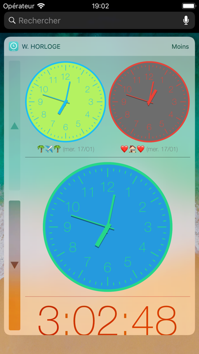 Screenshot #3 pour Widget Horloge