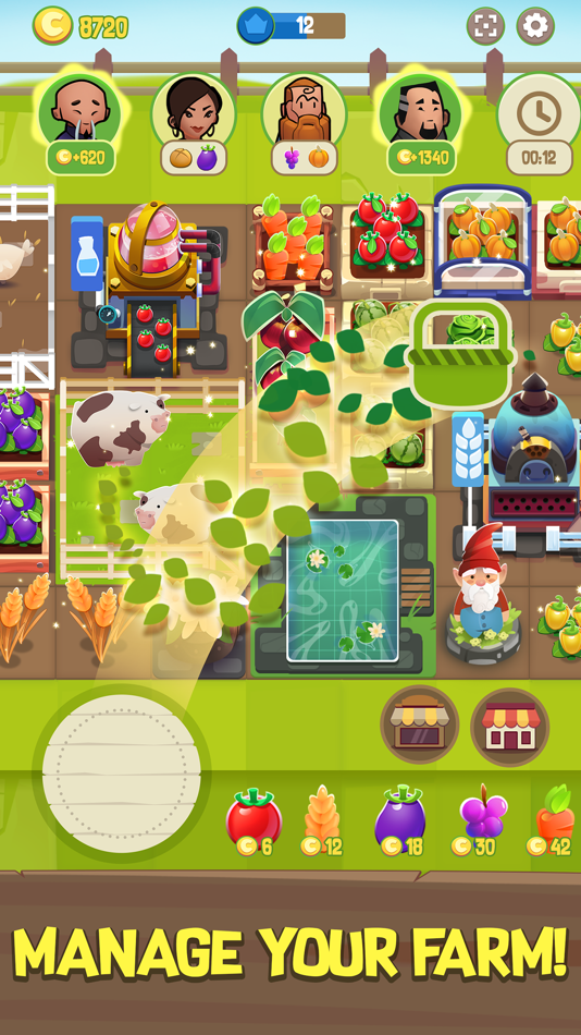 #3. Merge Farm! (iOS) 由: Gram Games