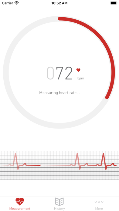 Cardiograph Heart Rate Monitor Screenshot