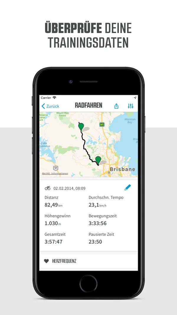 Wahoo iPhone App Screenshot 4 – Gesundheit & Fitness