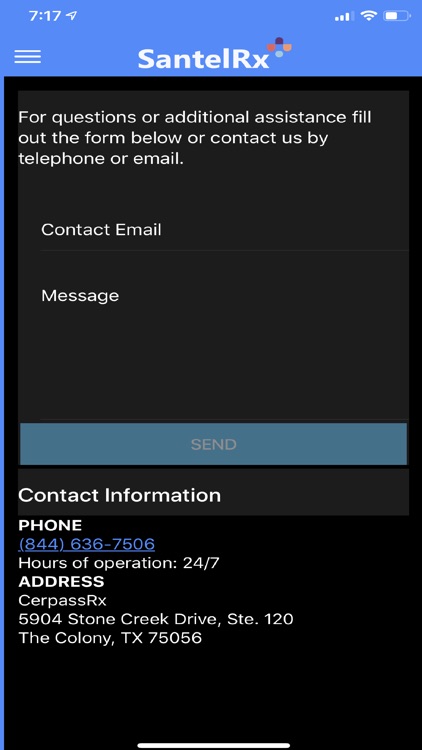 SantelRX Member Portal