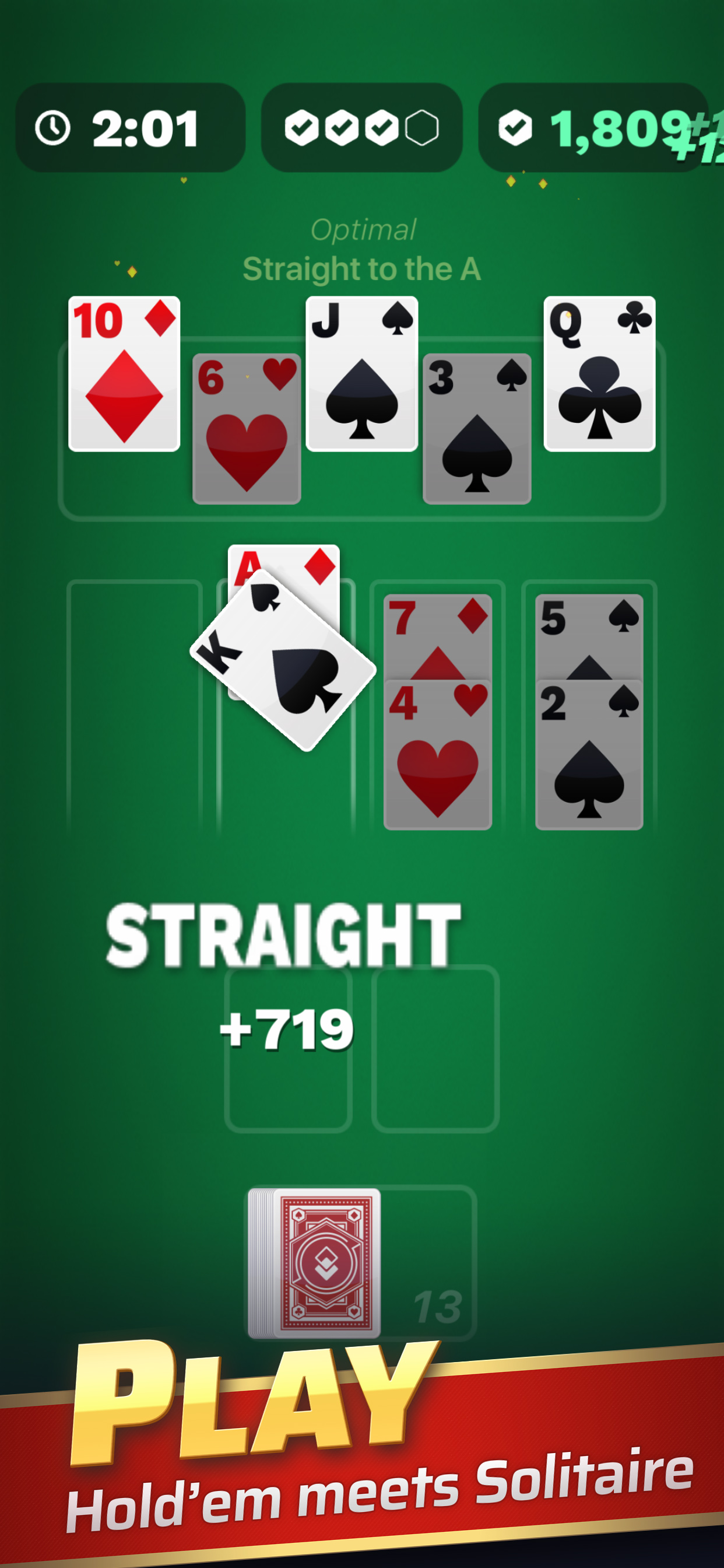Texas Solitaire Cube