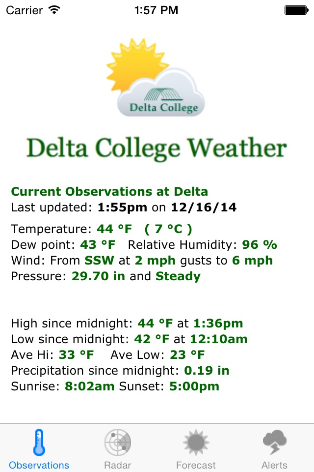 DeltaWeather screenshot