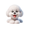 Happy Bichon Frise Stickers App Icon