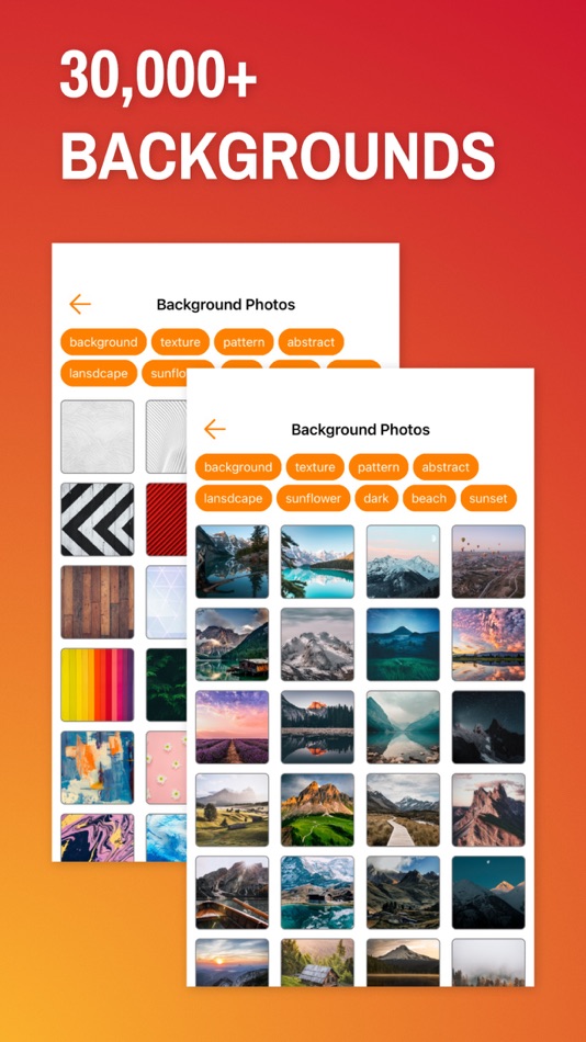 #4. Background Editor: Blur App (iOS) 由: Editr Apps Inc.
