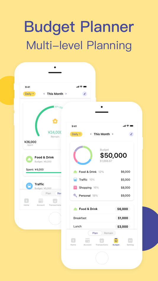 #3. Budget app - spending tracker (iOS) De: LightByte Co., Ltd.