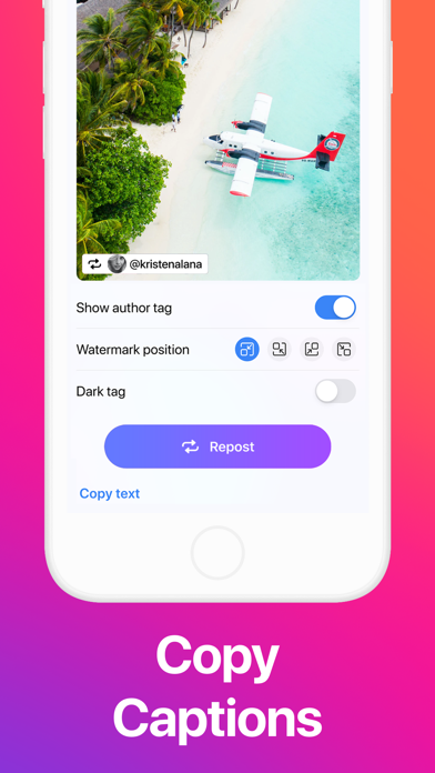 Repost Stories, Videos & Reels Screenshot
