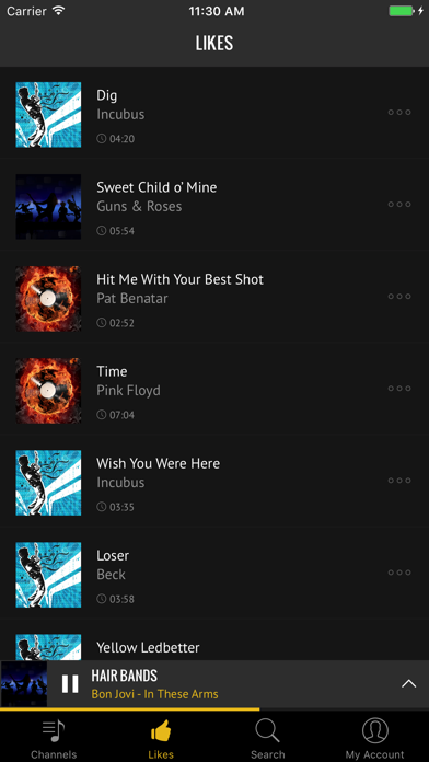 Rock Radio - Curated Music Screenshot