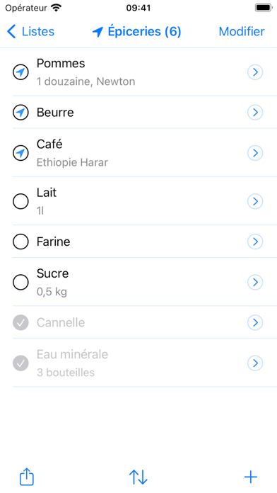 Screenshot #1 pour Foodle - La liste originale