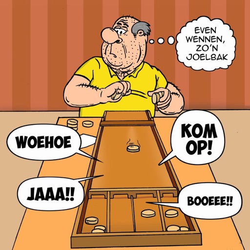Sjoelen Score Kaart