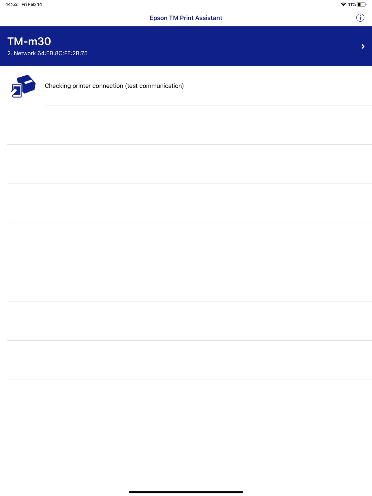 Screenshot 2 of Epson TM Print Assistant