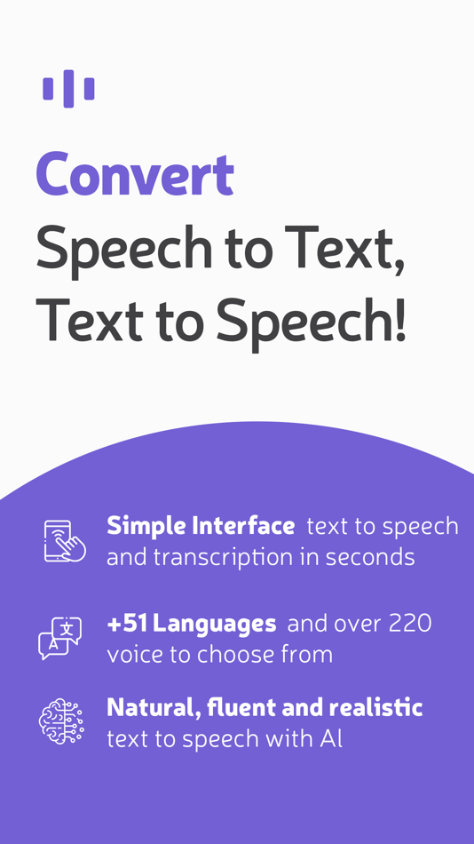 #1. Speech to Text & Voiceover (iOS) 由: Voiser Teknoloji Limited Sirketi