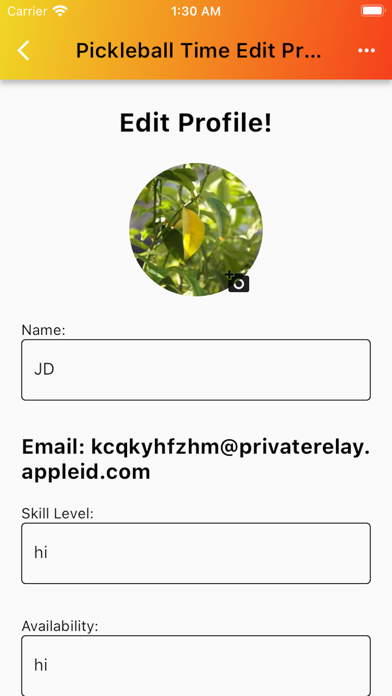 Pickleball Time: Schedule&Play Screenshot