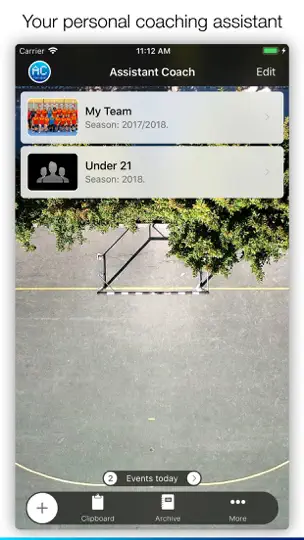 Screenshot von Assistant Coach Handball auf dem iPhone 1