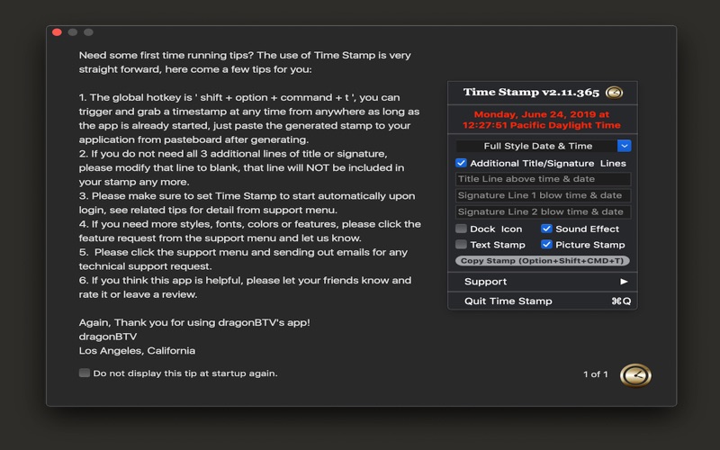 Screenshot #2 pour Time Stamp