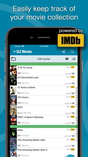 CLZ Movies collection database screenshot 1