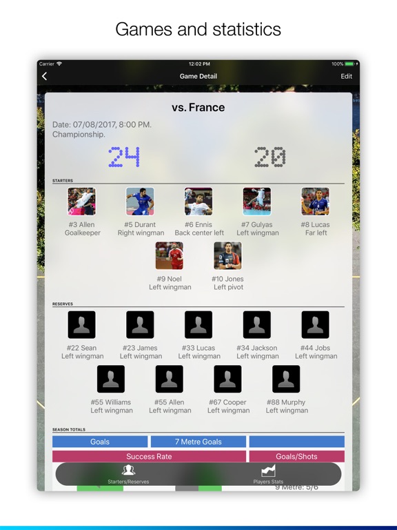 Assistant Coach Handball iPad screenshot 5 - Sports app