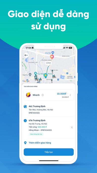 Screenshot #2 pour HeyU: Giao hàng thần tốc