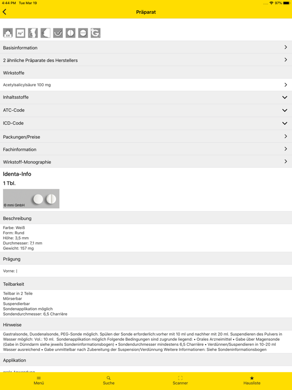 Screenshot #6 pour Gelbe Liste Pharmindex App