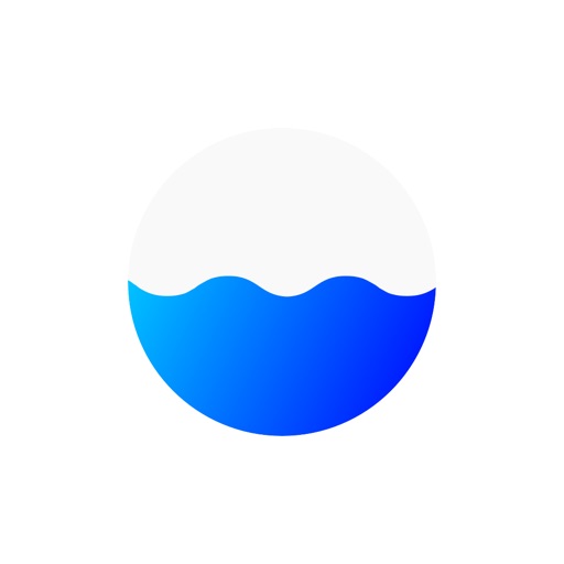 Hydrated: Log Water, Reminders icon