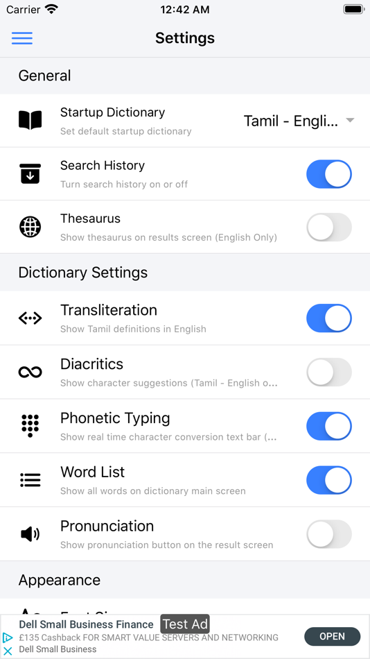 #8. Tamil English Dictionary (iOS) 由: Sachith Dassanayake