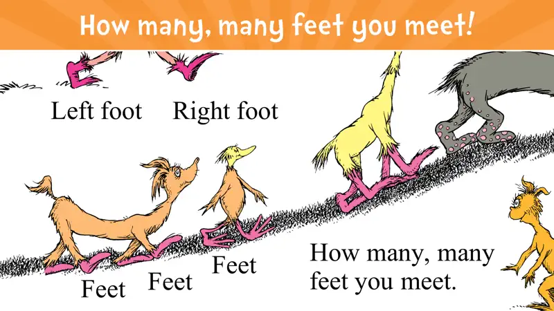 The Foot Book - Read & Learn screenshot 1 of 5