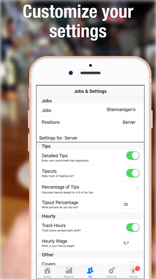 #5. Just The Tips: Tip Tracker (iOS) 由: www.justthetips.com